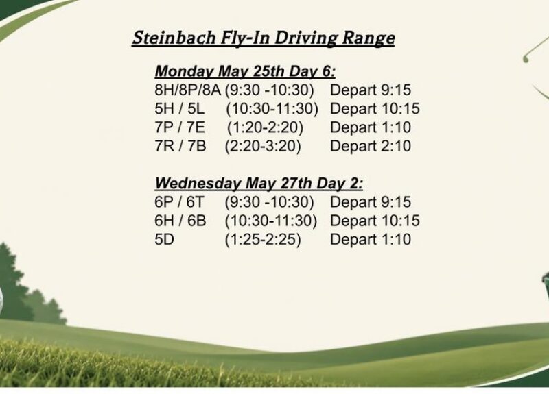Steinbach Fly in Driving Range